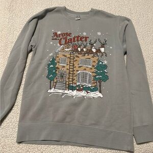Zipadee Tees Santa Claus Disney Sweatshirt Small